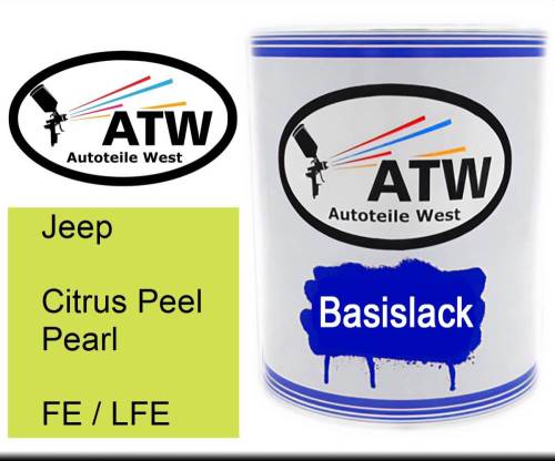 Jeep, Citrus Peel Pearl, FE / LFE: 1L Lackdose, von ATW Autoteile West.